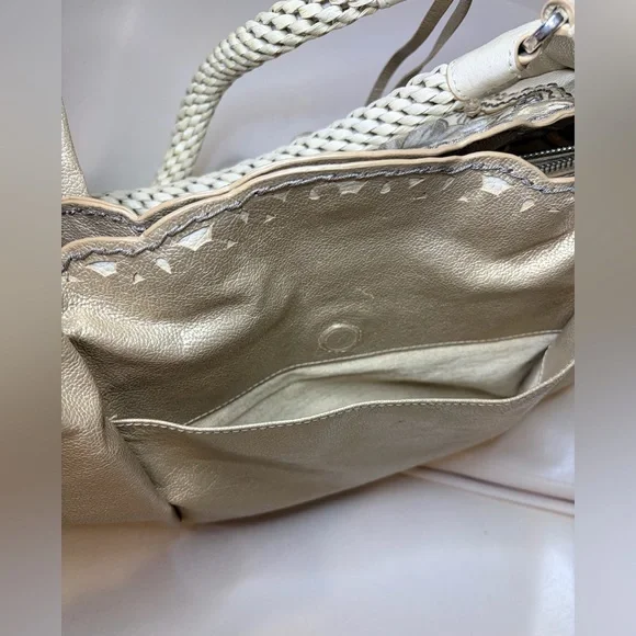 Brighton Cream Floral Embroidered Shoulder Bag - Picture 12 of 14